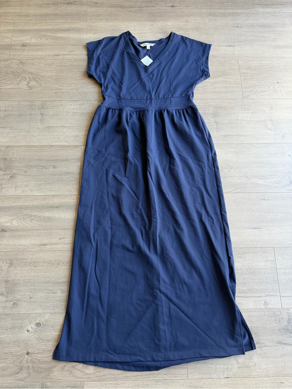 NWT Travelsmith Navy maxi dress - size small